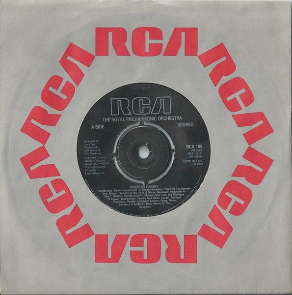 The Royal Philharmonic Orchestra* : Hooked On Classics (7", Single, Pus)