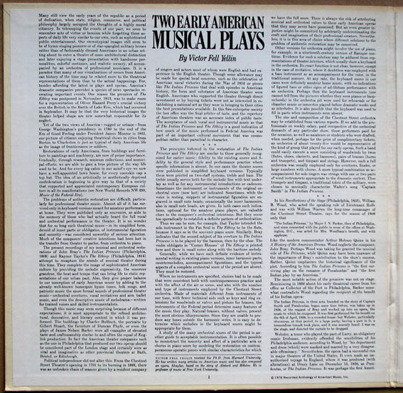 Raynor Taylor / John Bray (4) : The Indian Princess / The Ethiop (LP, Album)