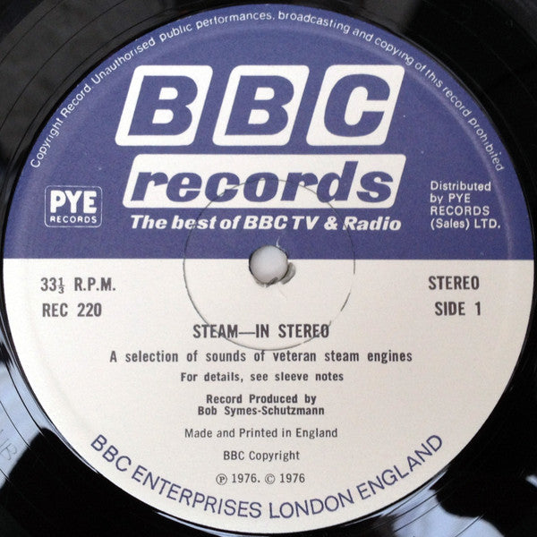 No Artist : Steam In Stereo (LP)