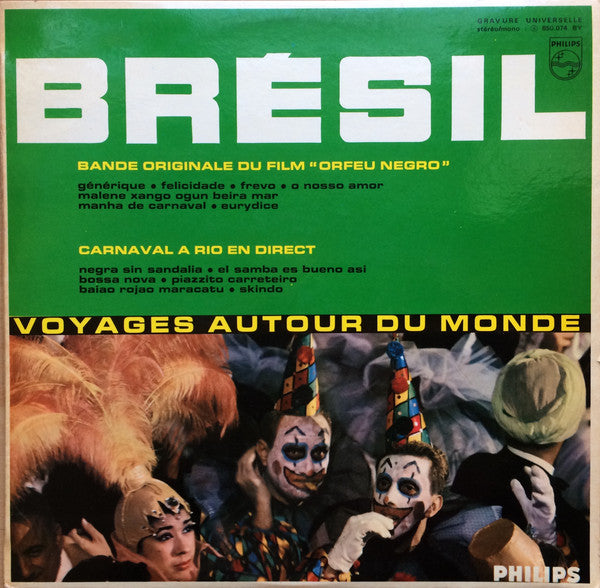 Various : Brésil (Bande Originale Du Film "Orfeu Negro" / Carnaval A Rio En Direct) (LP, Comp)