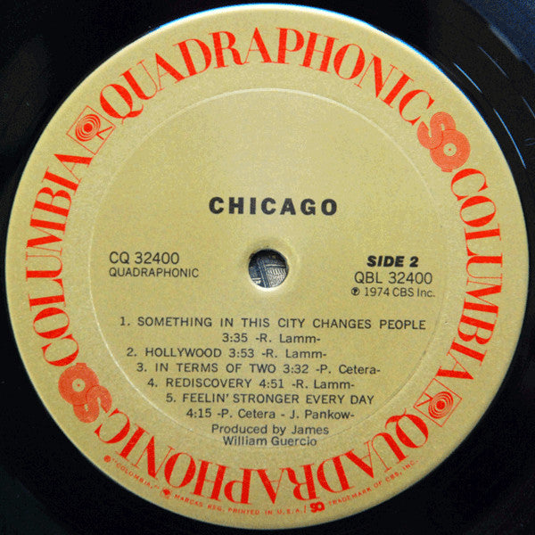 Chicago (2) : Chicago VI (LP, Album, Quad, Ter)