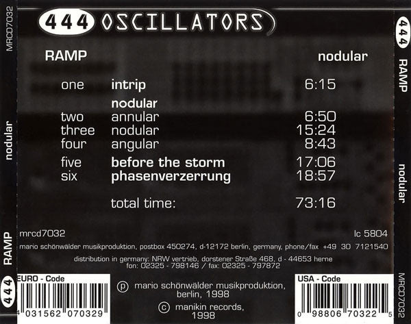 ['ramp] : Nodular (CD, Album)