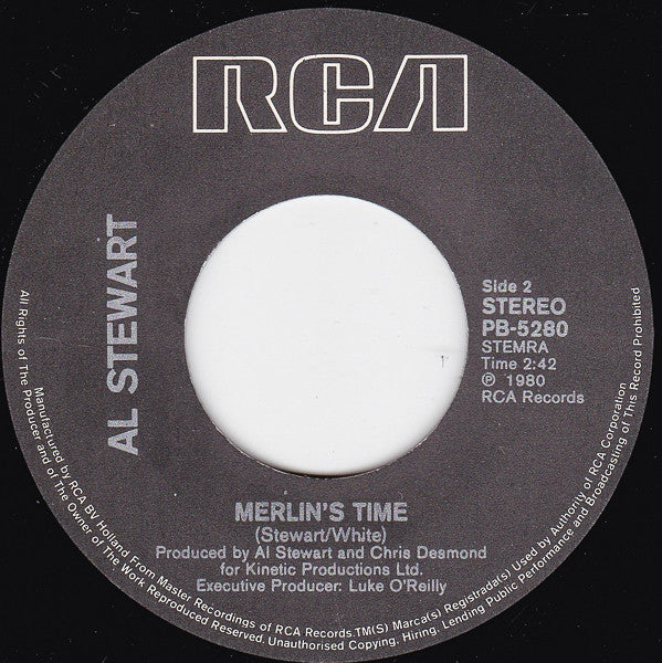 Al Stewart : Mondo Sinistro  (7", Single)