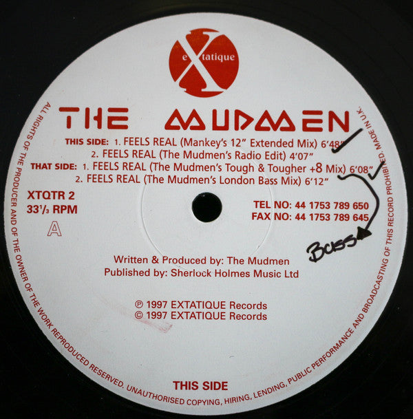 The Mudmen : Feels Real (12", Par)