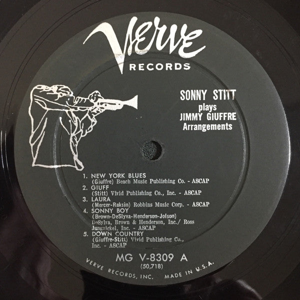 Sonny Stitt : Plays Jimmy Giuffre Arrangements (LP, Album, Mono)