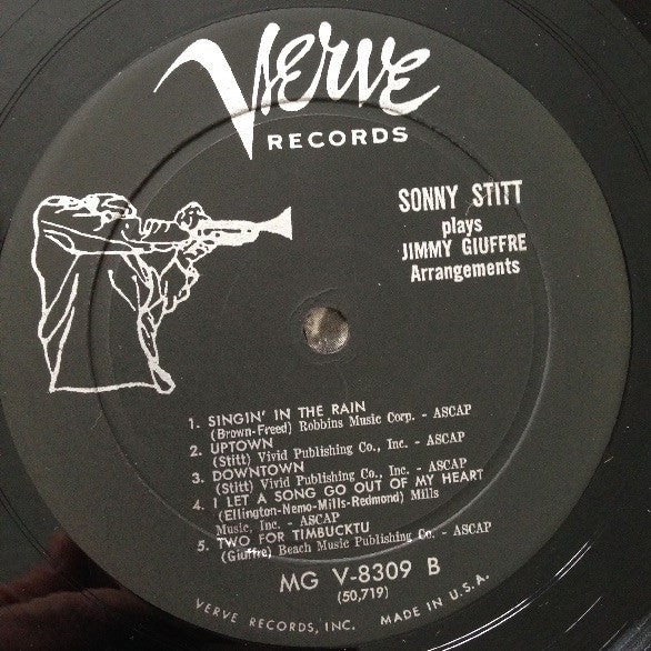 Sonny Stitt : Plays Jimmy Giuffre Arrangements (LP, Album, Mono)