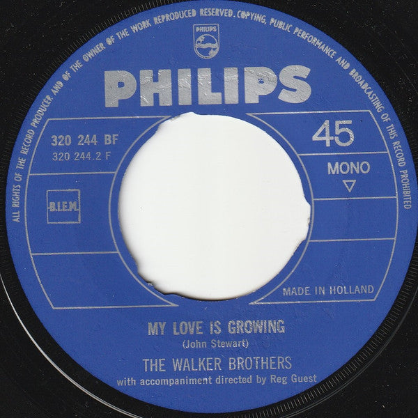 The Walker Brothers : (Baby) You Don't Have To Tell Me (7", Single, Mono)