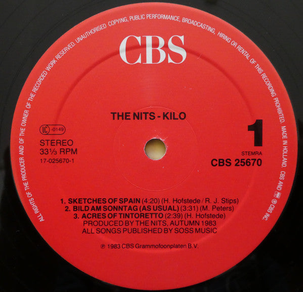 The Nits : Kilo (LP, MiniAlbum, RE, Red)