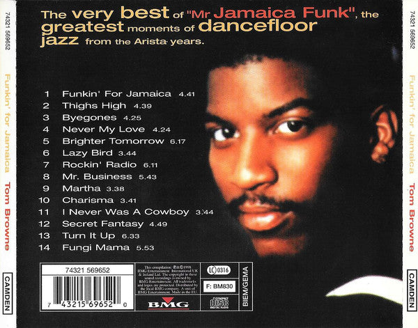 Tom Browne : Funkin' For Jamaica (CD, Comp)