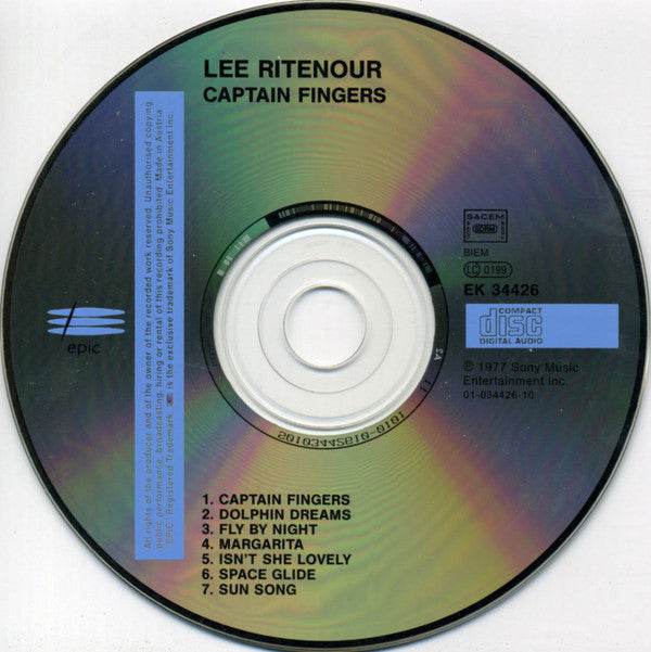 Lee Ritenour : Captain Fingers (CD, Album, RE, RM)