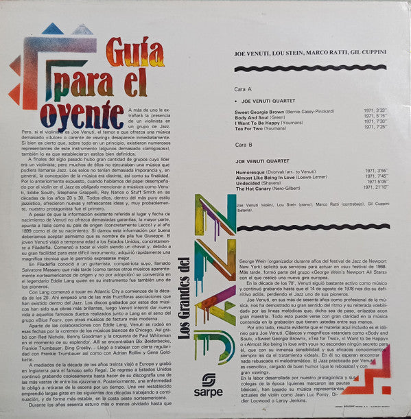 Joe Venuti, Lou Stein : Los Grandes Del Jazz 23 (LP, Album)