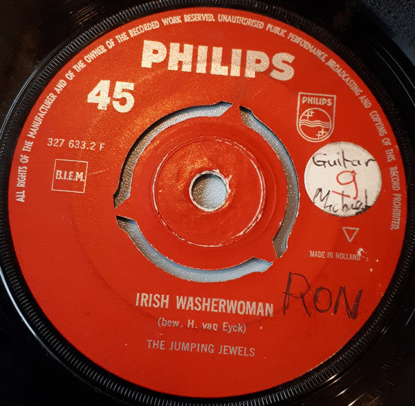 The Jumping Jewels : Java / Irish Washerwoman (7", Single, Mono)