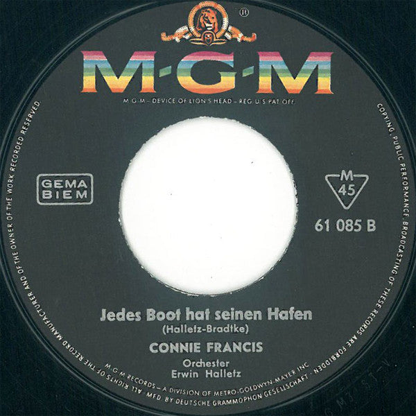 Connie Francis : Nino (7", Single)