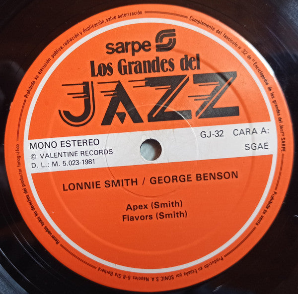Lonnie Smith, George Benson : Los Grandes Del Jazz 32 (LP, Album)