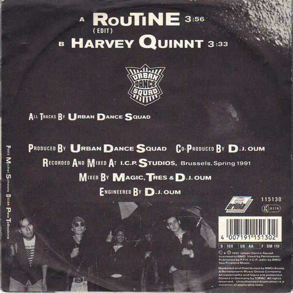 Urban Dance Squad : Routine (Edit) (7", Single)