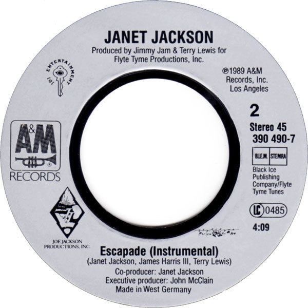 Janet Jackson : Escapade (7", Single)