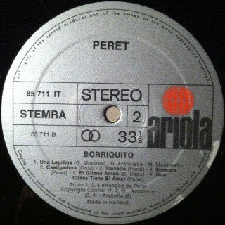 Peret : Borriquito (LP, Album)