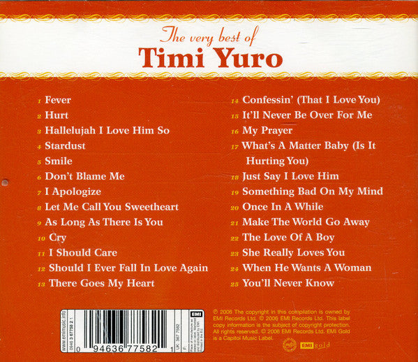Timi Yuro : The Very Best Of (CD, Comp)