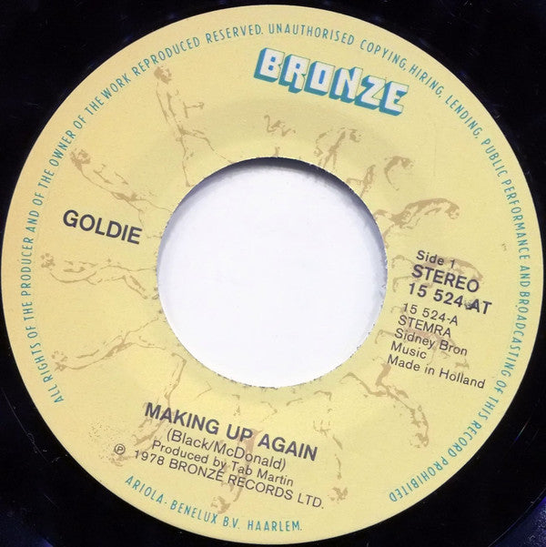 Goldie (7) : Making Up Again (7")