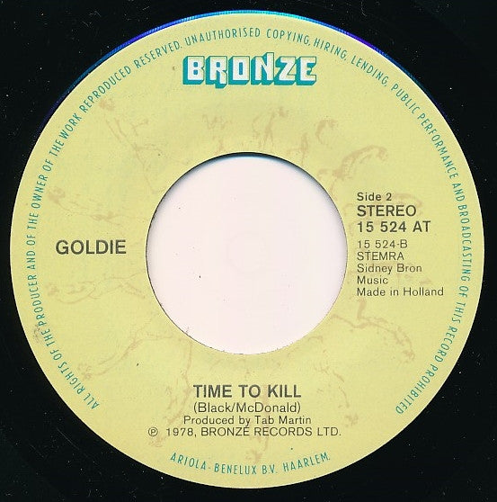 Goldie (7) : Making Up Again (7")