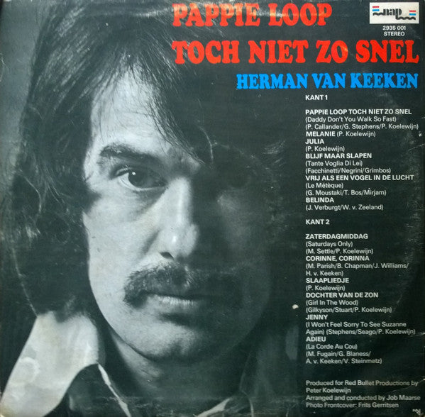 Herman van Keeken : Pappie Loop Toch Niet Zo Snel (LP, Album)