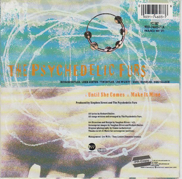 The Psychedelic Furs : Until She Comes (7")