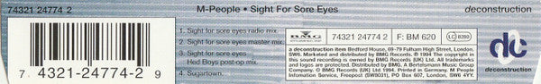 M People : Sight For Sore Eyes (CD, Single)