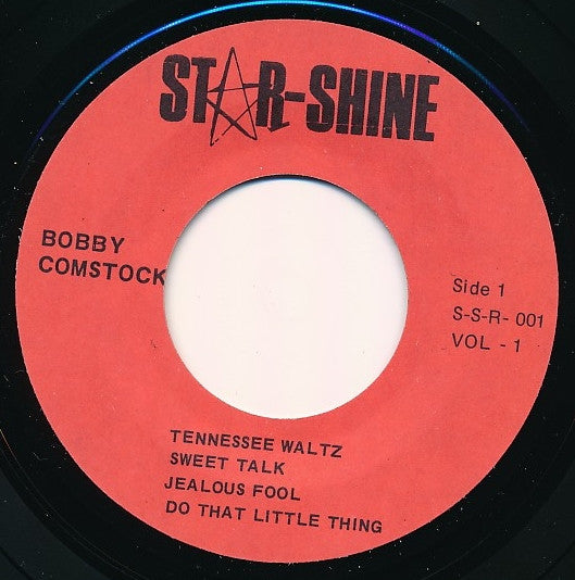 Bobby Comstock : Tennessee Waltz / Jambalaya (7", MiniAlbum)