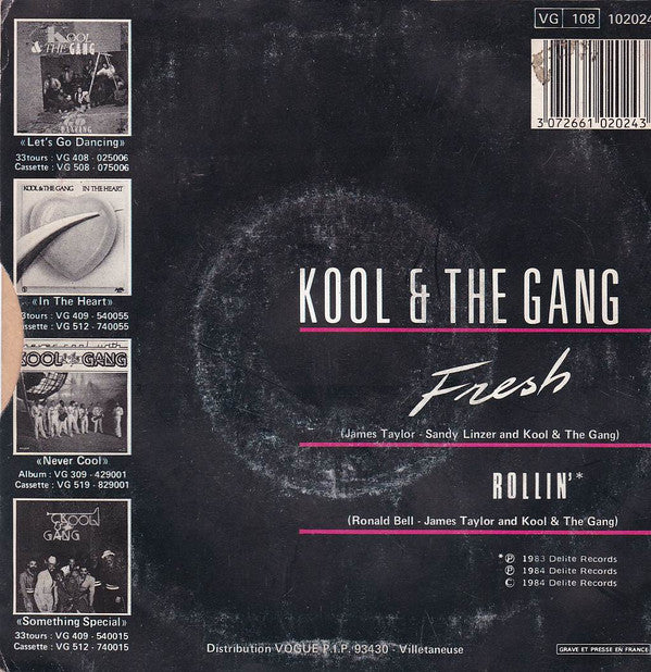 Kool & The Gang : Fresh (7", Single)