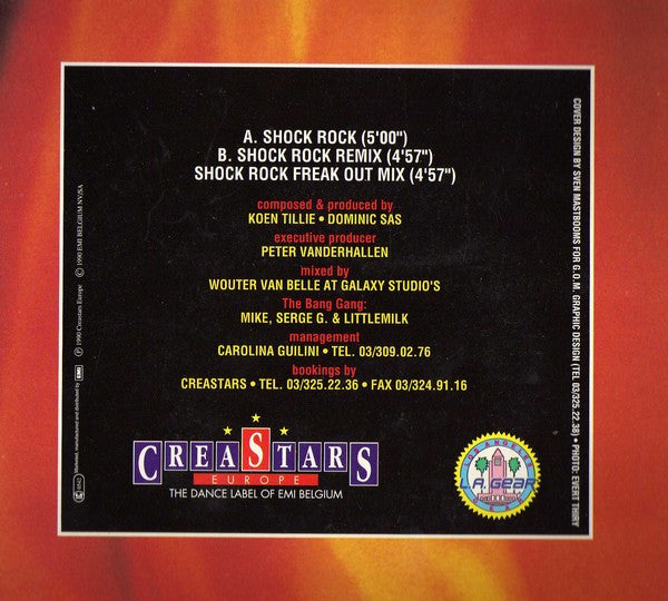 B.B. Jerome & The Bang Gang : Shock Rock (12")