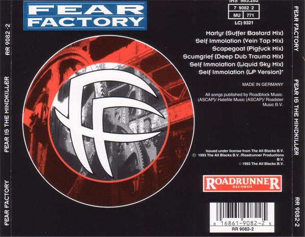 Fear Factory : Fear Is The Mindkiller (CD, EP, RP)