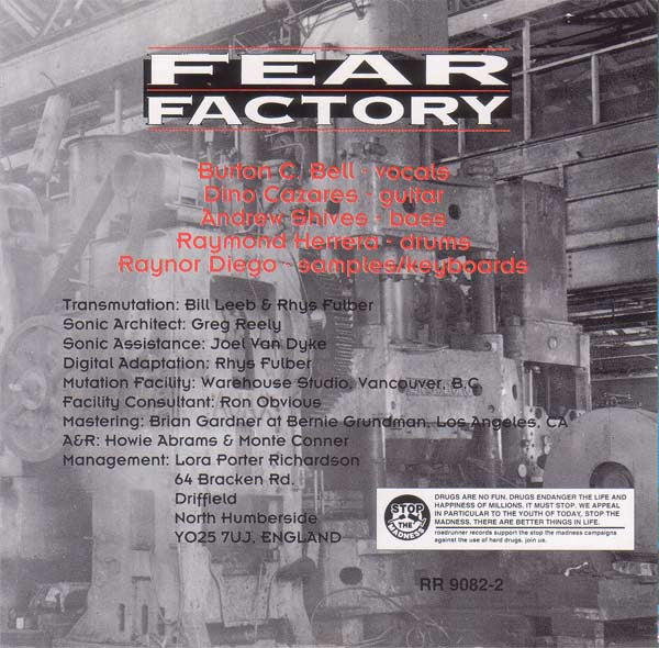 Fear Factory : Fear Is The Mindkiller (CD, EP, RP)
