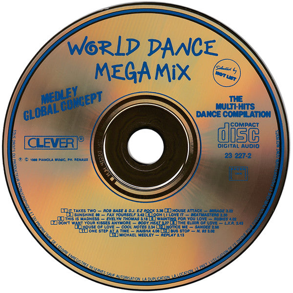 Various : World Dance Megamix (CD, Comp, Mixed)