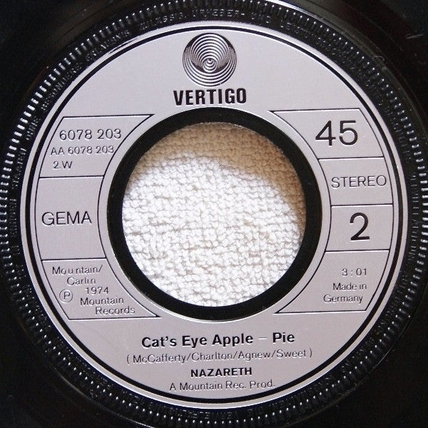 Nazareth (2) : Shanghai'd In Shanghai (7", Single)