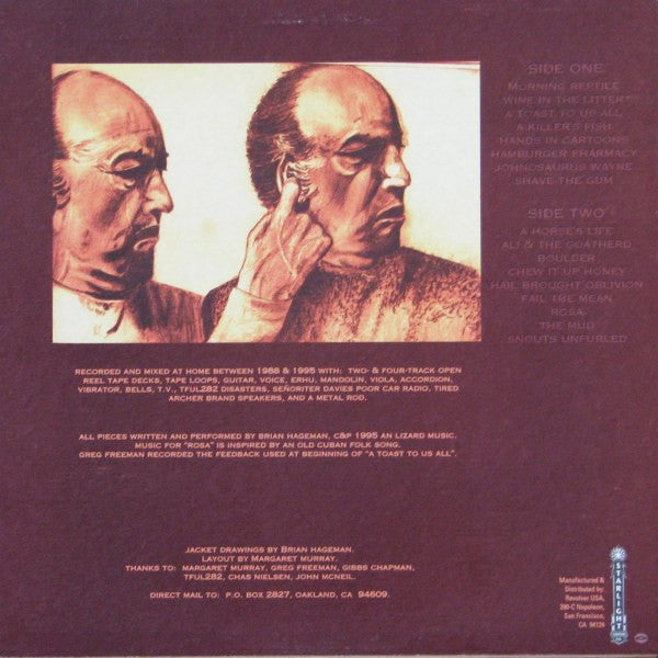 Mr. Hageman* : Twin Smooth Snouts (LP, Album)