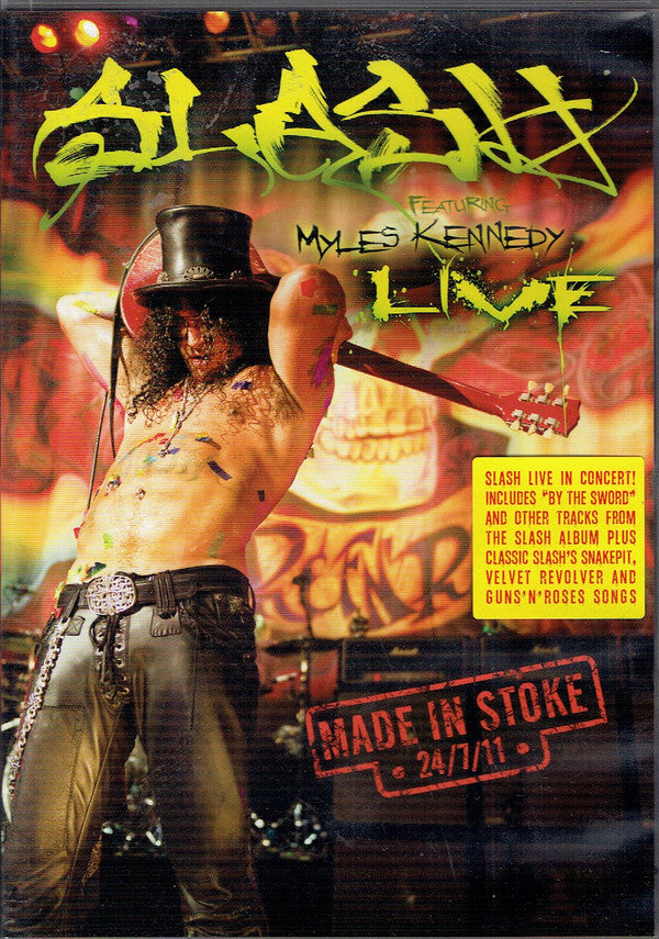 Slash (3) Featuring Myles Kennedy : Slash Live - Made In Stoke 24/7/11 (DVD-V, NTSC, Dua)