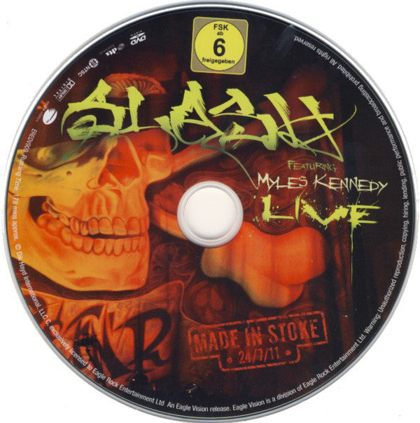 Slash (3) Featuring Myles Kennedy : Slash Live - Made In Stoke 24/7/11 (DVD-V, NTSC, Dua)