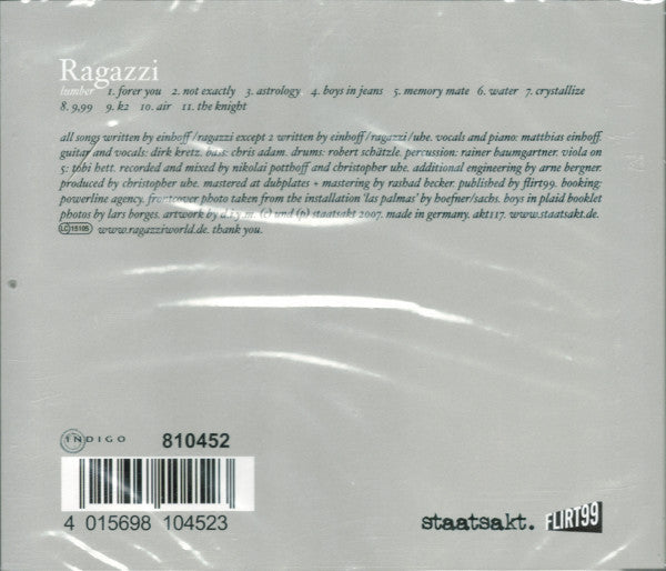 Ragazzi : Lumber (CD, Album)