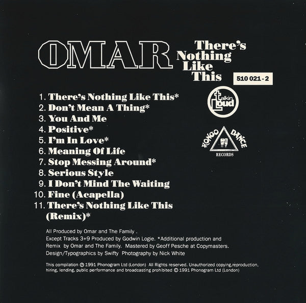 Omar : There's Nothing Like This (CD, Album, RE)