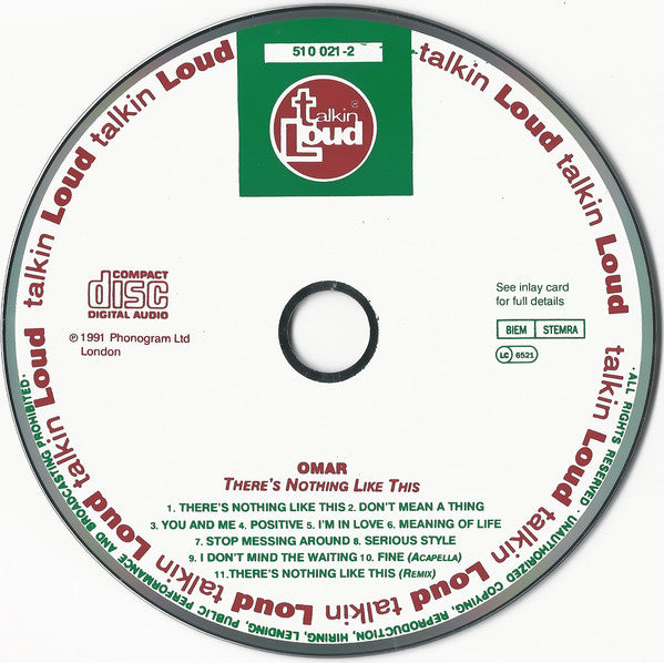 Omar : There's Nothing Like This (CD, Album, RE)