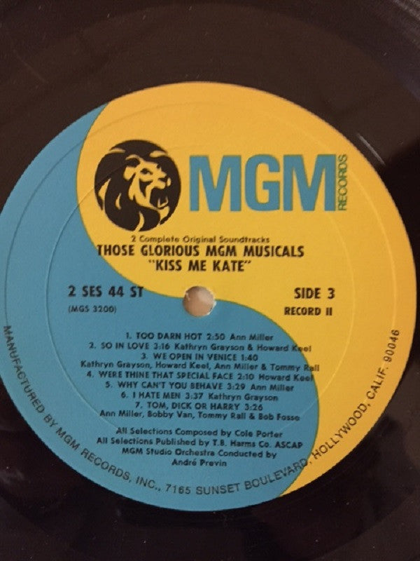 Various : Those Glorious MGM Musicals - The Band Wagon / Kiss Me Kate (2xLP, Comp, Ltd, RE)