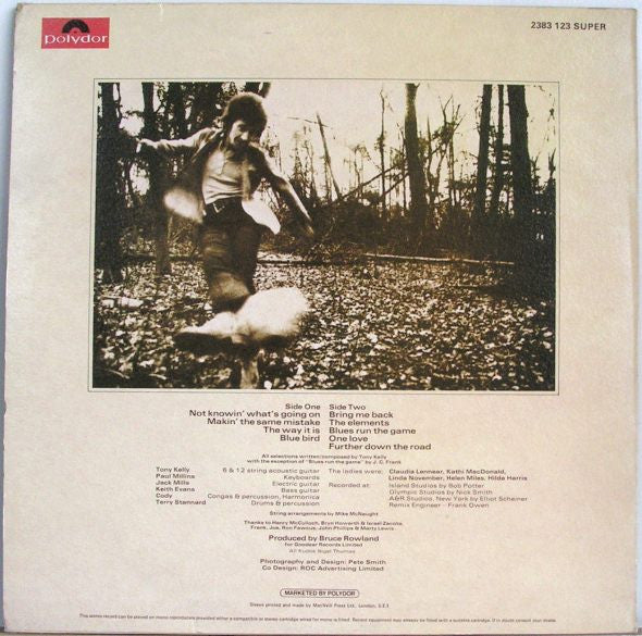 Tony Kelly (2) : Bring Me Back (LP, Album)