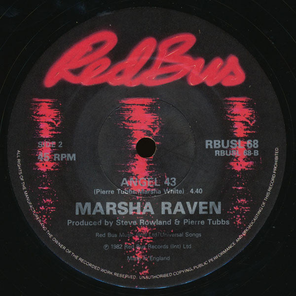 Marsha Raven : I Like Plastic (12", Single)