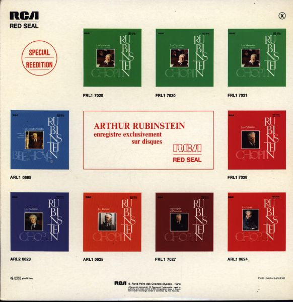 Ludwig van Beethoven, Arthur Rubinstein, Boston Symphony Orchestra, Erich Leinsdorf : Concerto No. 5 (Emperor) (LP, Album)