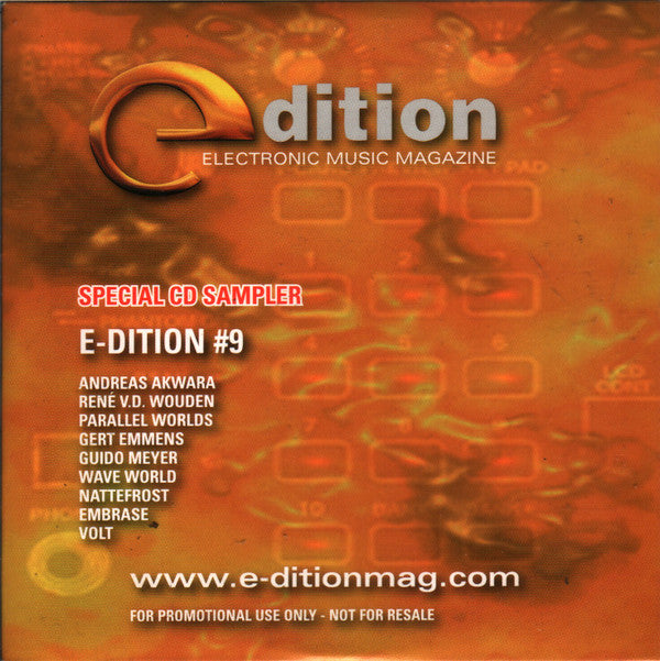Various : Special CD Sampler E-dition #9 (CD, Comp, Promo, Smplr)