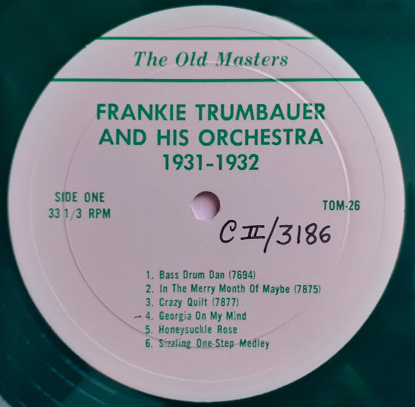 Frankie Trumbauer And His Orchestra : Frankie Trumbauer And His Orchestra 1931-1932 (LP, Comp, Gre)
