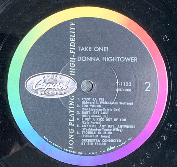 Donna Hightower : Take One! (LP, Album, Mono)