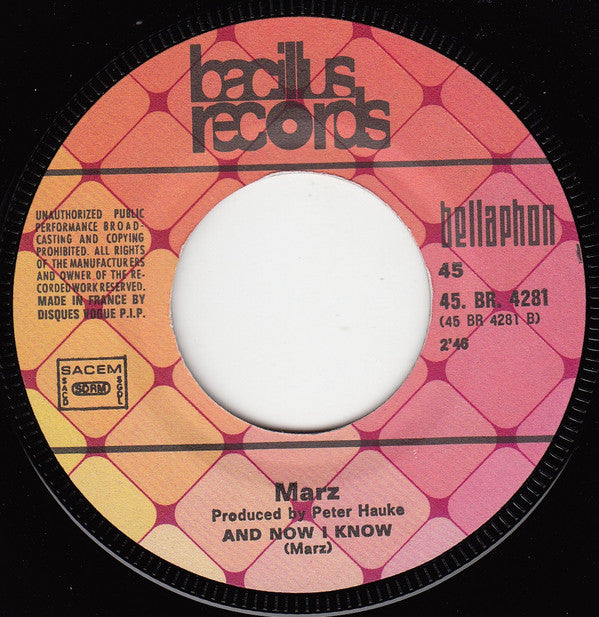 Rainer Marz : Slow Train / And Now I Know (7", Single)