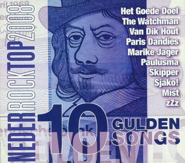 Various : 10 Gulden Songs (Neder Rock Top 2008) (CD, Comp, Promo)