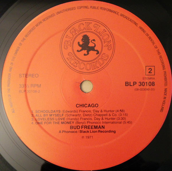 Bud Freeman : Chicago (LP, Album)
